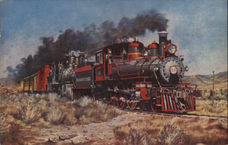 Virginia and Truckee Train No. 25 near Reno Nevada