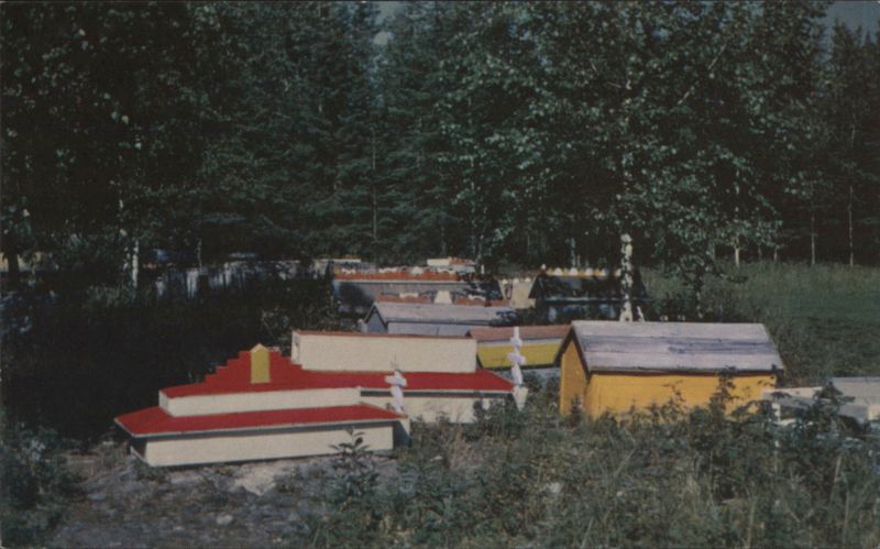 Native Graves, Russian Orthodox Church, Eklutna, AK Alaska