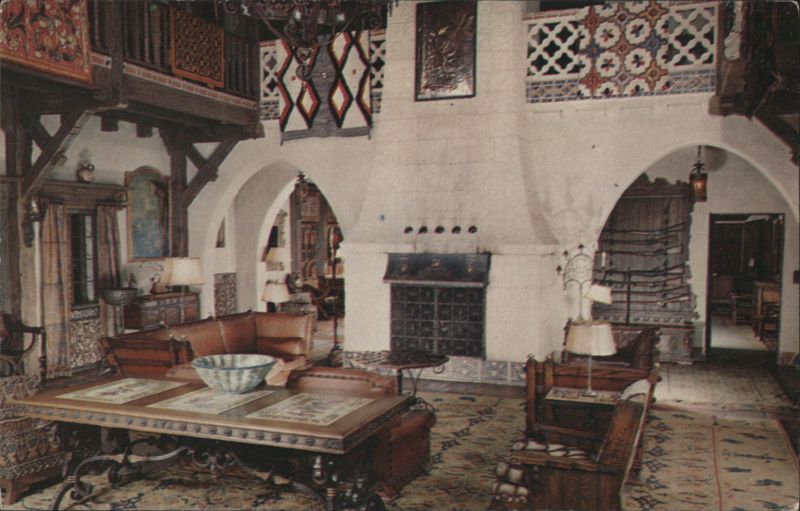 Living Hall, Death Valley Scotty's Castle California
