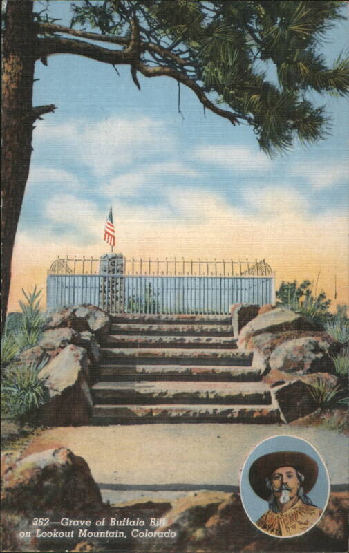 Grave of Buffalo Bill on Lookout Mountain Colorado