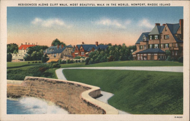 Residences Along Cliff Walk, Newport, RI Rhode Island