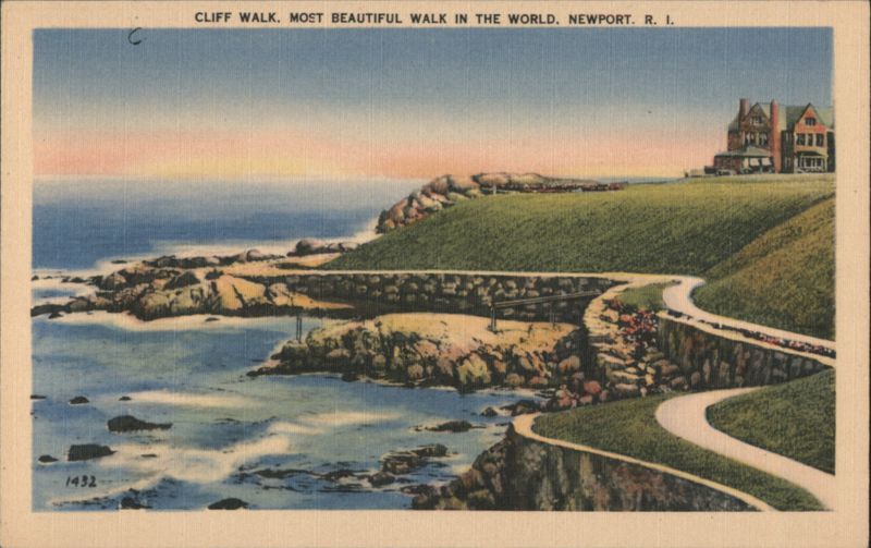 Cliff Walk, Most Beautiful Walk in the World Newport Rhode Island