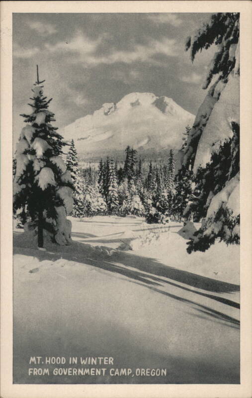 Mt. Hood in Winter, Government Camp Oregon