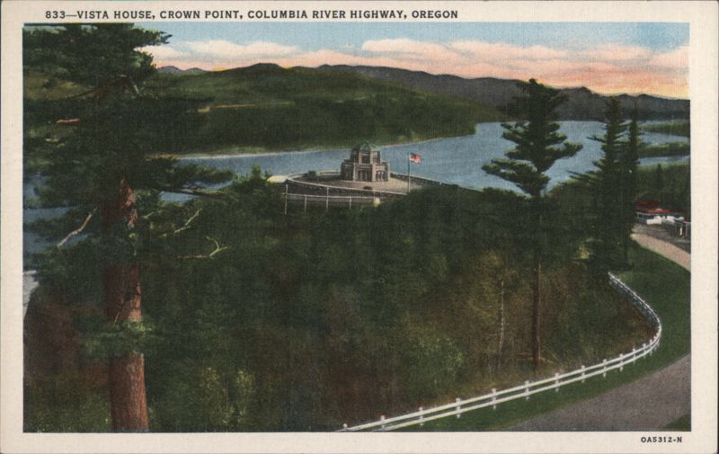 Vista House, Crown Point, Columbia River Highway Oregon