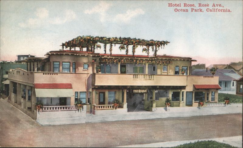 Hotel Rose, Rose Ave., Ocean Park, California