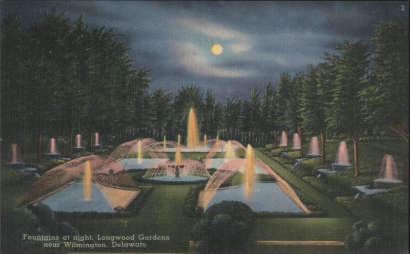 Fountains at Night, Longwood Gardens Kennett Square Pennsylvania