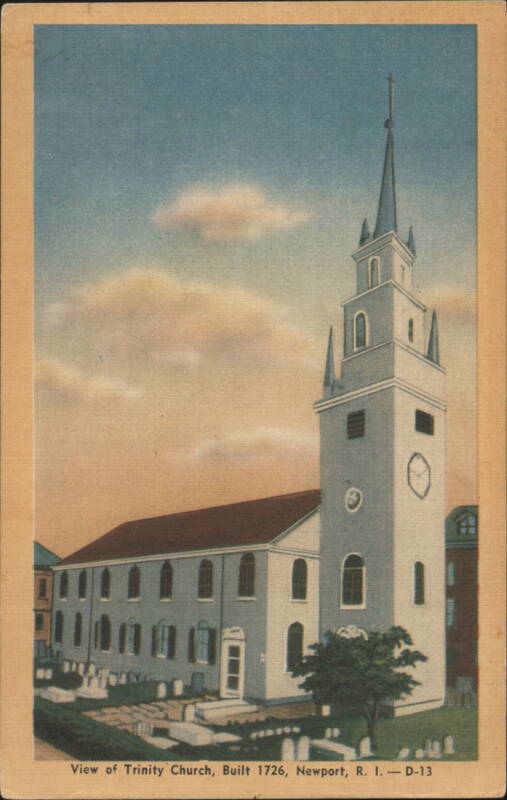 Trinity Church, Built 1726 Newport Rhode Island
