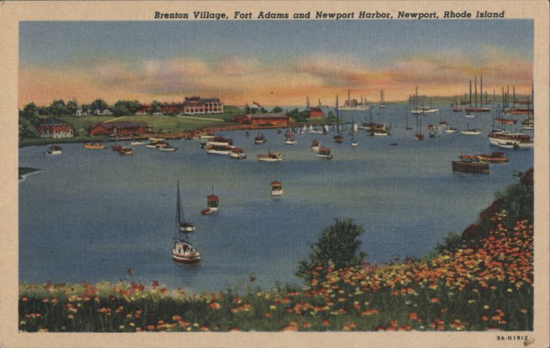 Brenton Village, Fort Adams, Newport Harbor, Rhode Island