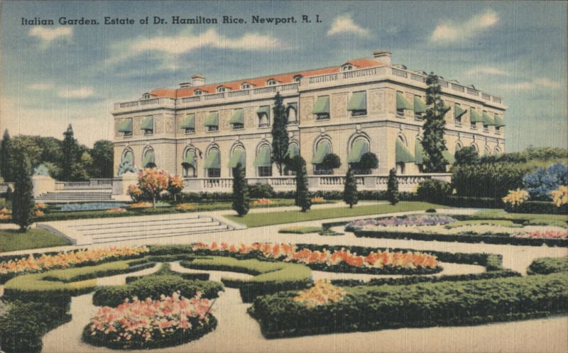 Italian Garden, Estate of Dr. Hamilton Rice Newport Rhode Island