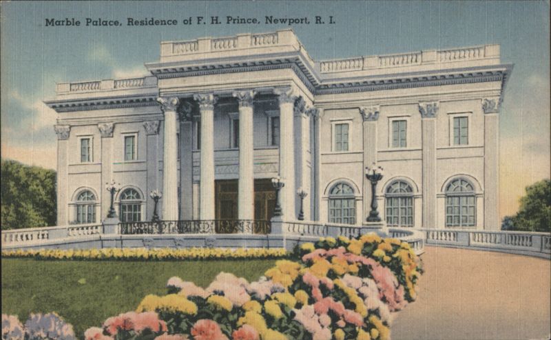 Marble Palace, Residence of F. H. Prince Newport Rhode Island