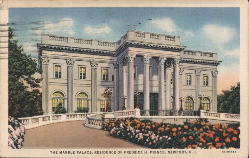 The Marble Palace, Residence of Fredrick H. Prince Newport Rhode Island