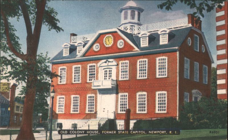 Old Colony House, Former State Capitol Newport Rhode Island