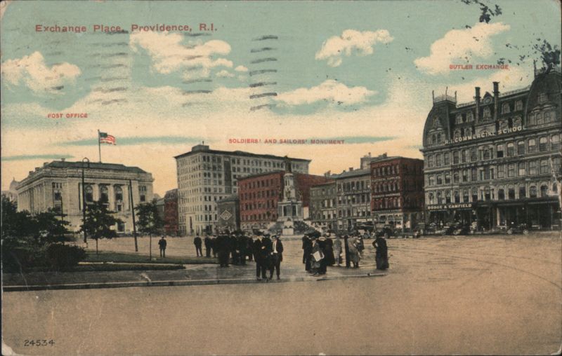 Exchange Place, Providence, RI - Soldiers & Sailors Monument Rhode Island