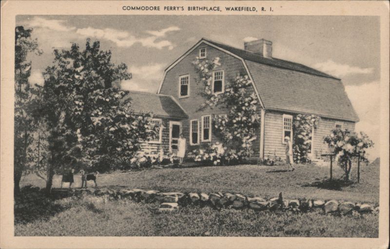 Commodore Perry's Birthplace, Wakefield, RI Rhode Island
