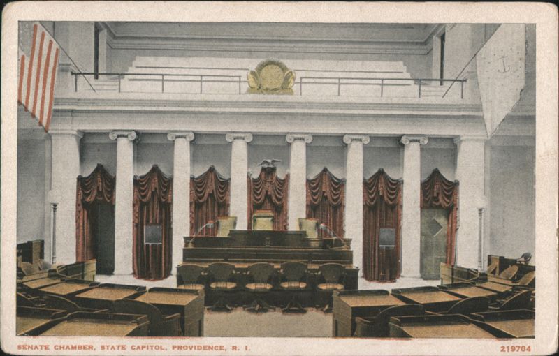 Senate Chamber, State Capitol, Providence, RI Rhode Island