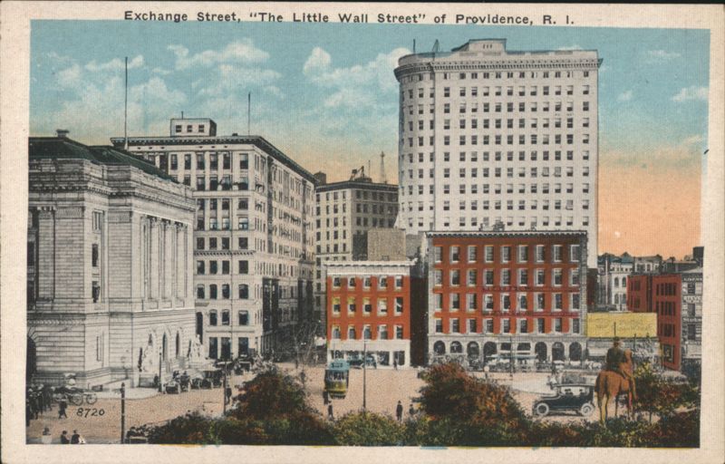 Exchange Street, The Little Wall Street Providence Rhode Island