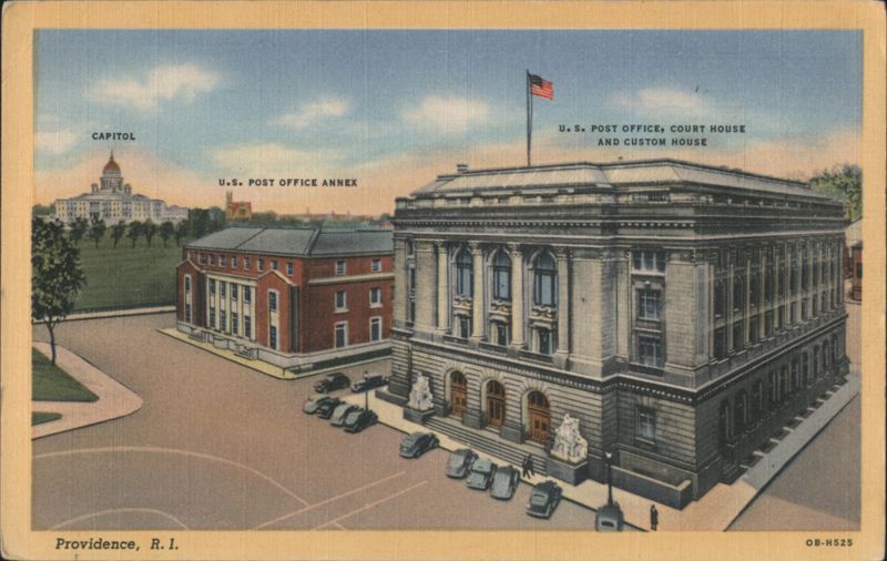 Providence, RI - U.S. Post Office, Court House, Custom House & Annex Rhode Island