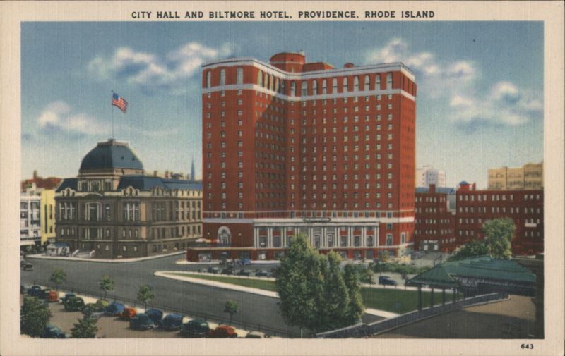 City Hall and Biltmore Hotel Providence Rhode Island