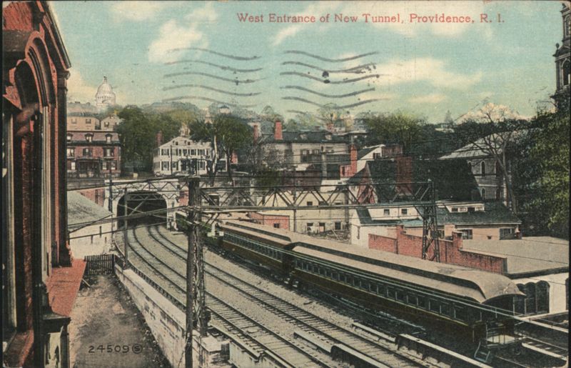 West Entrance of New Tunnel Providence Rhode Island