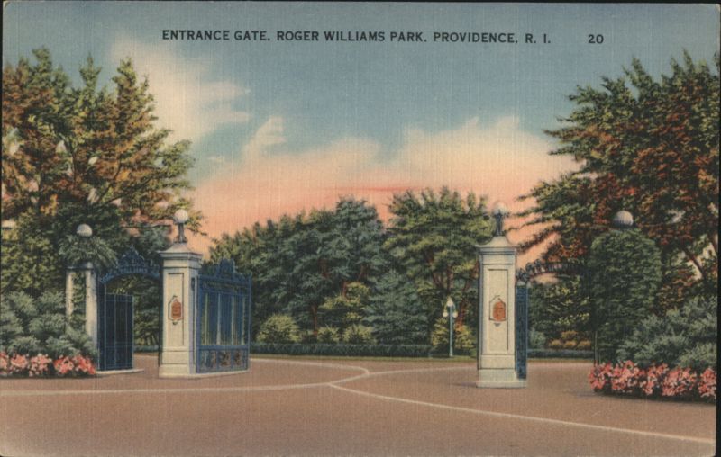 Entrance Gate, Roger Williams Park Providence Rhode Island