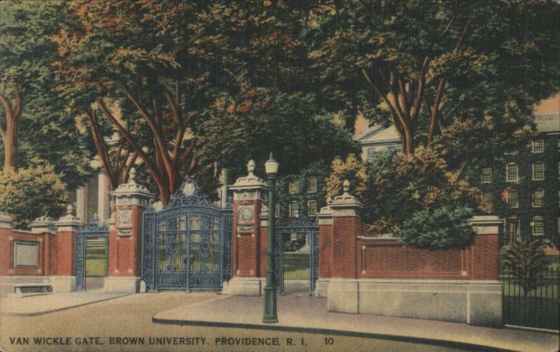 Van Wickle Gate, Brown University Providence Rhode Island