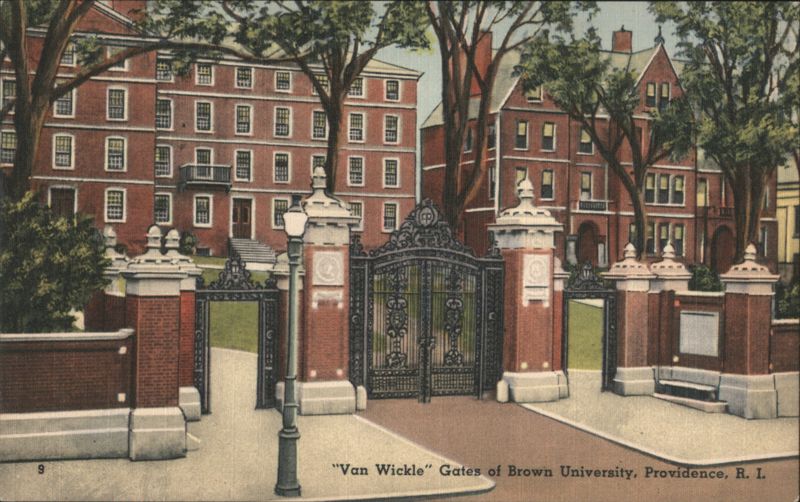 Van Wickle Gates, Brown University Providence Rhode Island