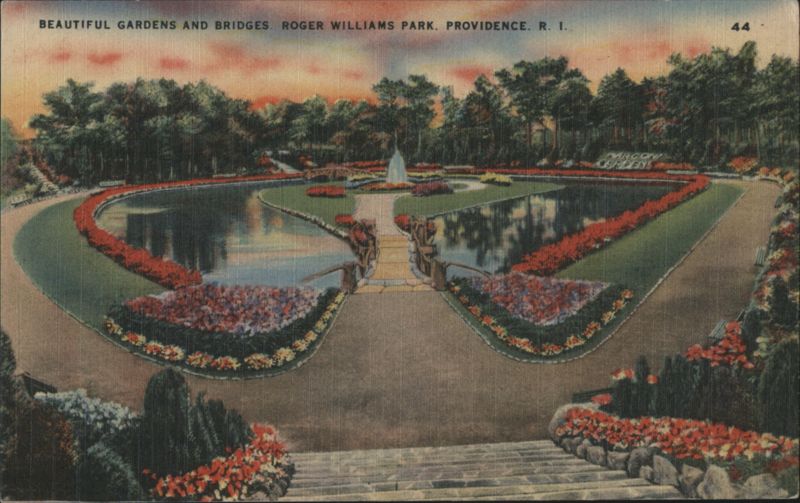 Beautiful Gardens and Bridges, Roger Williams Park Providence Rhode Island