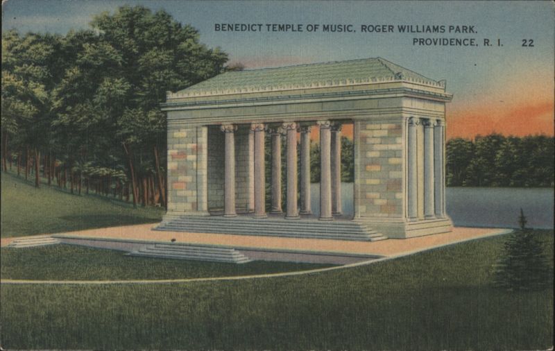 Benedict Temple of Music, Roger Williams Park Providence Rhode Island