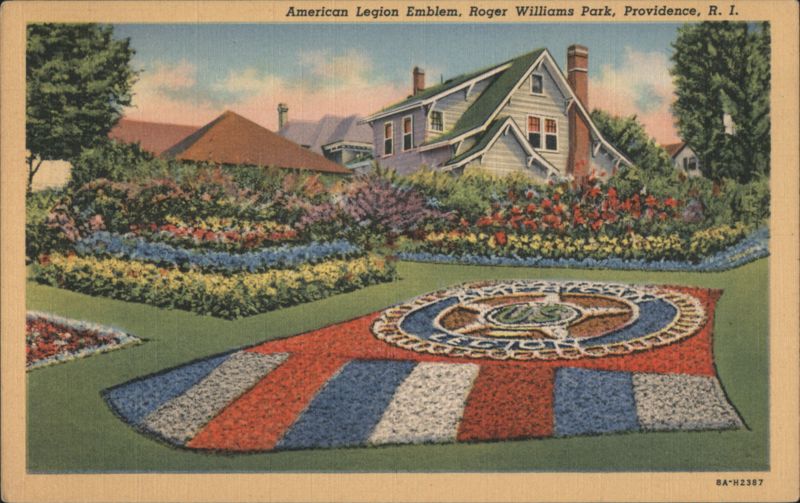 American Legion Emblem, Roger Williams Park Providence Rhode Island