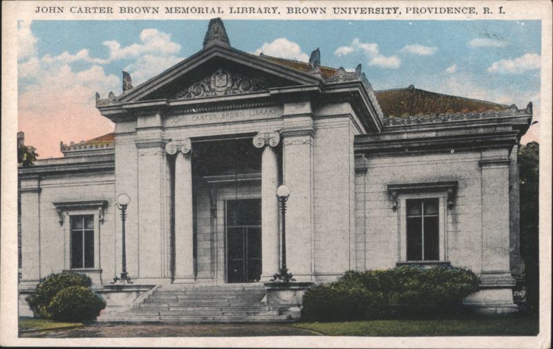 John Carter Brown Memorial Library, Brown University Providence Rhode Island