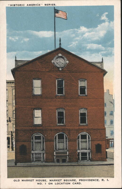Old Market House, Market Square, Historic America Series Providence Rhode Island