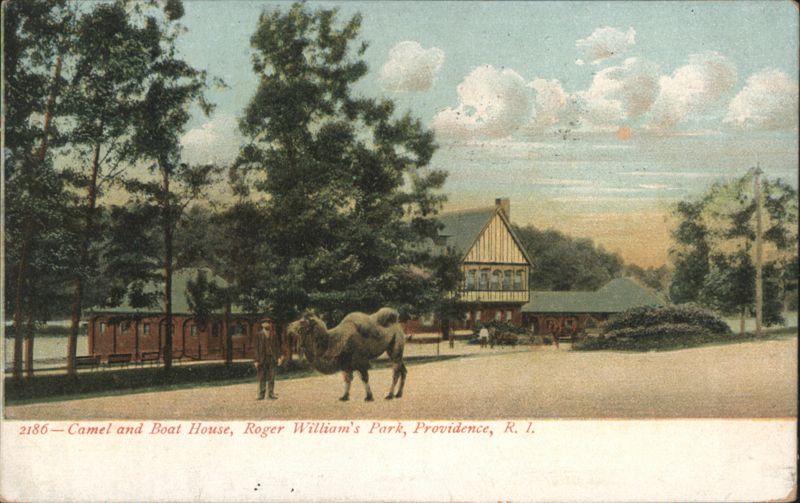 Camel and Boat House, Roger Williams' Park Providence Rhode Island
