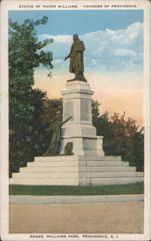 Statue of Roger Williams, Founder of Providence Rhode Island