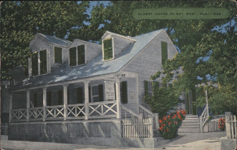 Oldest House in Key West, Florida Cliff Mooney
