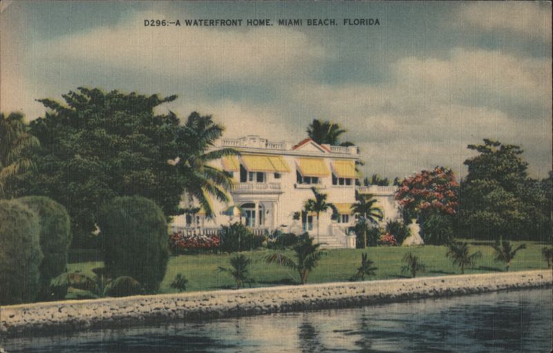Waterfront Home, Miami Beach Florida