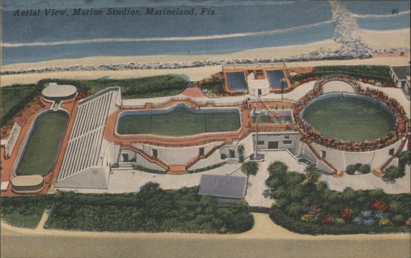 Aerial View, Marine Studios, Marineland, Florida