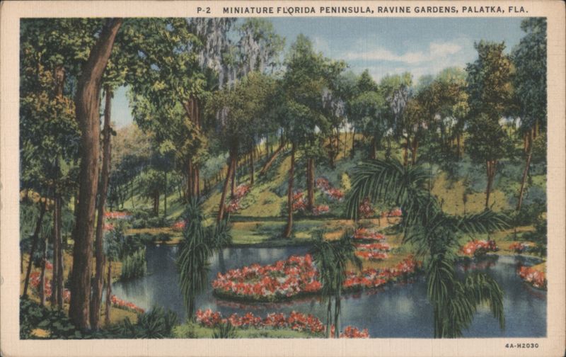 Miniature Florida Peninsula, Ravine Gardens Palatka