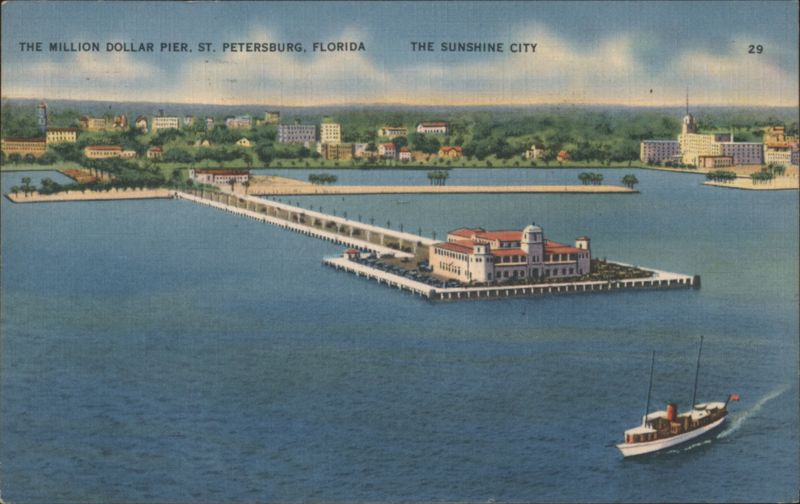 The Million Dollar Pier, St. Petersburg, The Sunshine City Florida