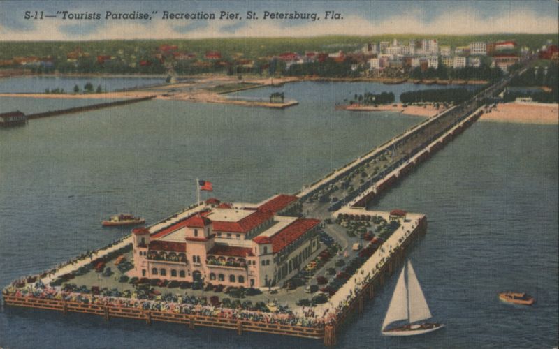Recreation Pier, St. Petersburg, FL - Tourists Paradise Florida