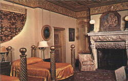 Hearst San Simeon Monument Casa del Mar Bedroom Postcard
