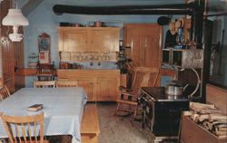 Old Order Amish House Kitchen Replica, Lancaster, PA Postcard