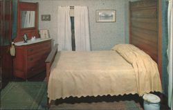 Eisenhower Home Boys' Bedroom, Abilene KS Postcard