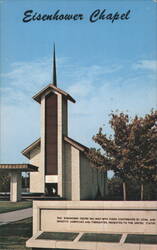 Eisenhower Chapel, Abilene, Kansas Postcard