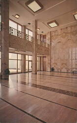 Eisenhower Presidential Library Lobby Abilene, KS Postcard
