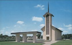 Place of Meditation, Eisenhower Center with Carillon Tower Postcard