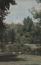 Theta Pond, Oklahoma State University Postcard