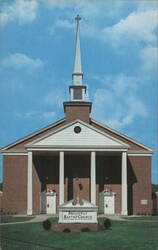 Broadway Baptist Church, Sand Springs, Oklahoma Postcard