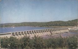 Fort Gibson Dam & Lake, Eastern Oklahoma Postcard