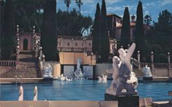 Hearst San Simeon Neptune Pool, Birth of Venus Postcard