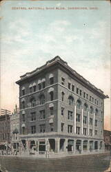 Central National Bank Building Postcard